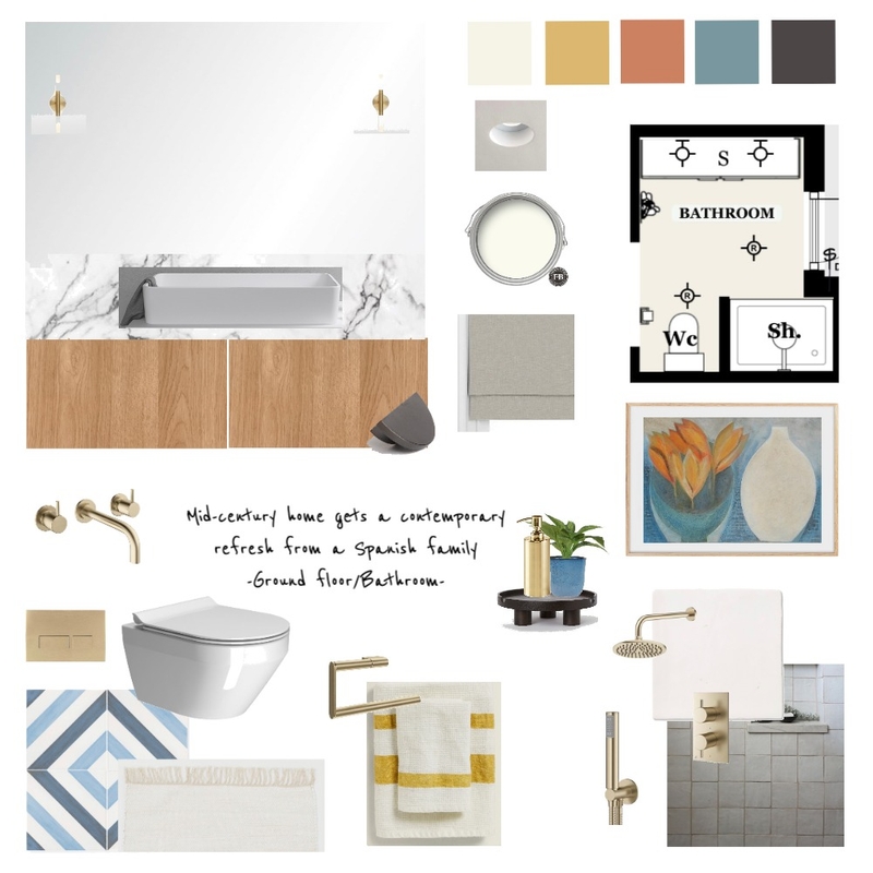 module9/bathroom Mood Board by Reka Fabian on Style Sourcebook