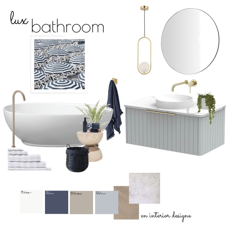 Lux bathroom Mood Board by En interior design on Style Sourcebook