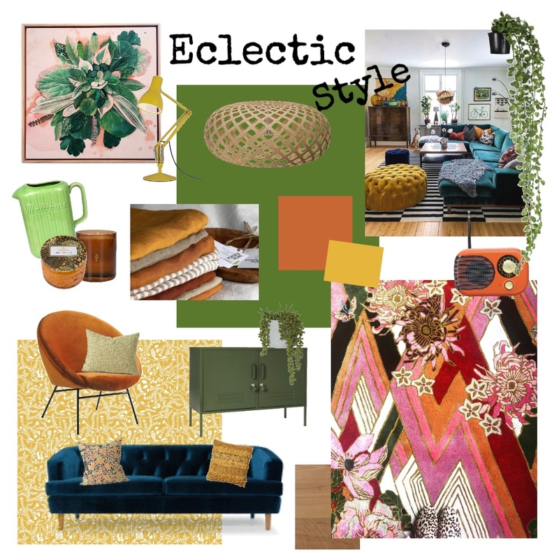 Eclectic Mood Board by lloyd_carley on Style Sourcebook