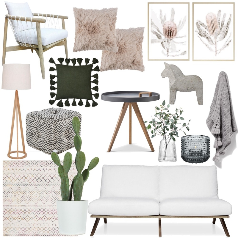 Scandinavian Living Room Mood Board by Lenelle on Style Sourcebook