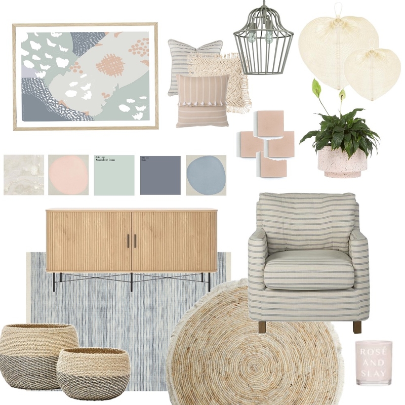 Pastel paradise Mood Board by Oleander & Finch Interiors on Style Sourcebook