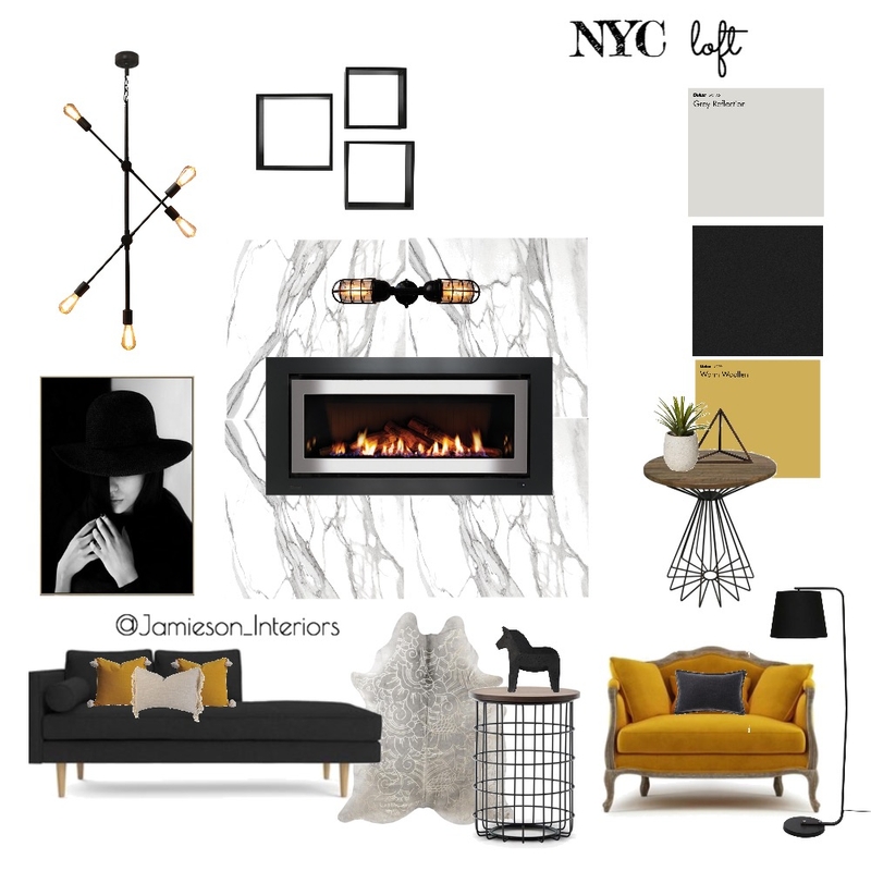 Electric NYC Loft Mood Board by Maygn Jamieson on Style Sourcebook