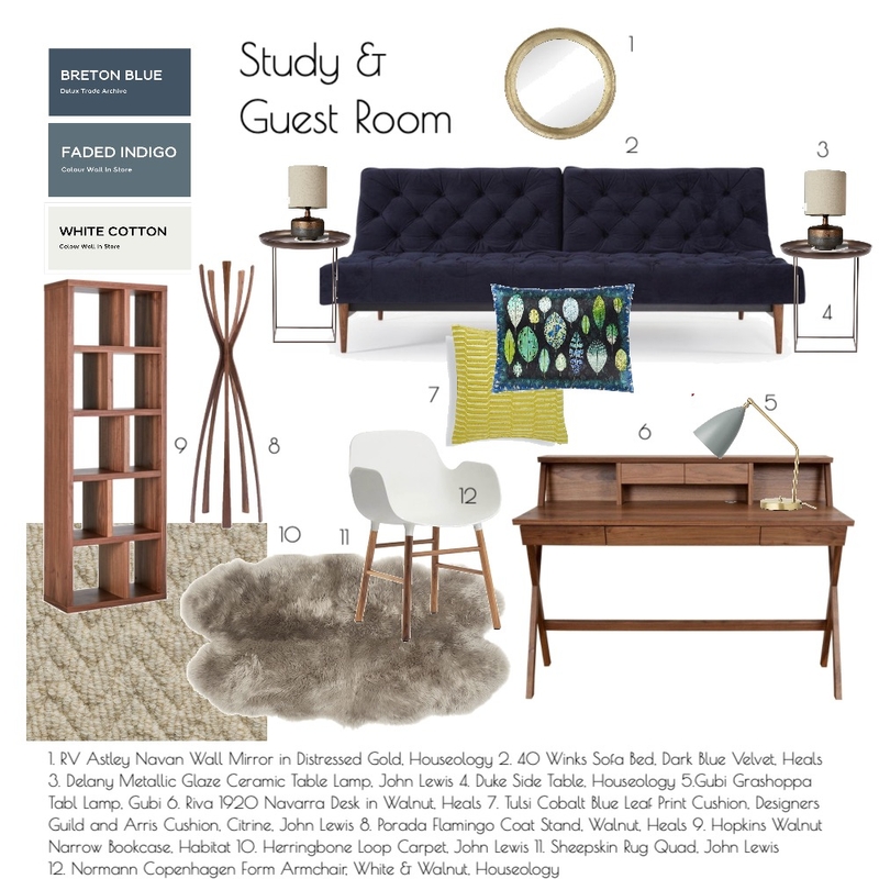 Study Mood Board by JSelby on Style Sourcebook