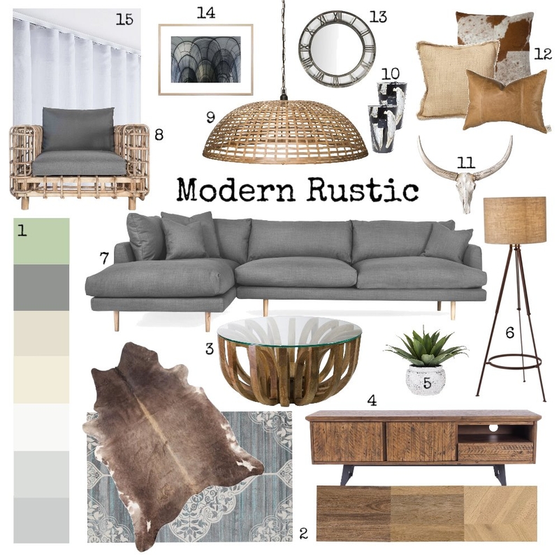 Modern Rustic Mood Board by Amelia Strachan Interiors on Style Sourcebook