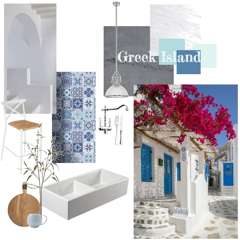 Greek Island Mood Board by rachelmcgrath on Style Sourcebook