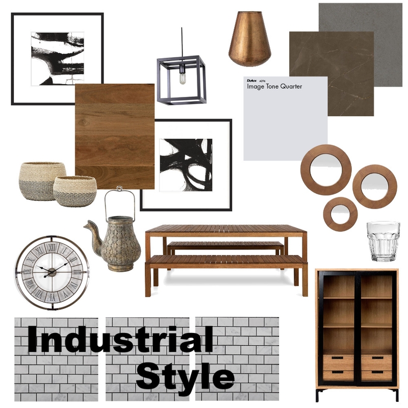 Industrial Mood Board by Heather6 on Style Sourcebook