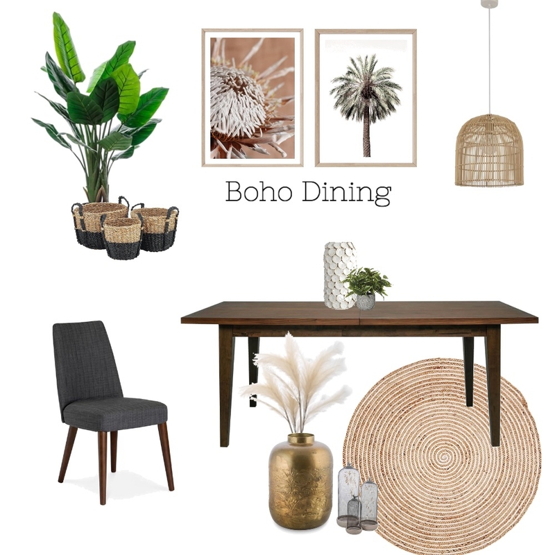 boho dining room - aunty Mood Board by Haus & Hub Interiors on Style Sourcebook