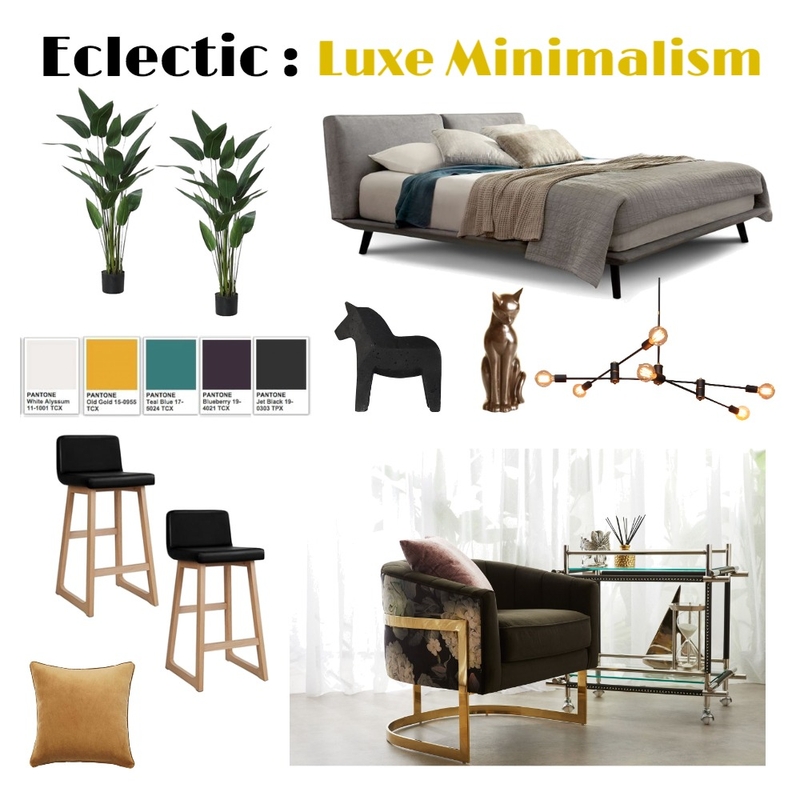 Eclectic: Luxe Minimalism Mood Board by fengmin on Style Sourcebook