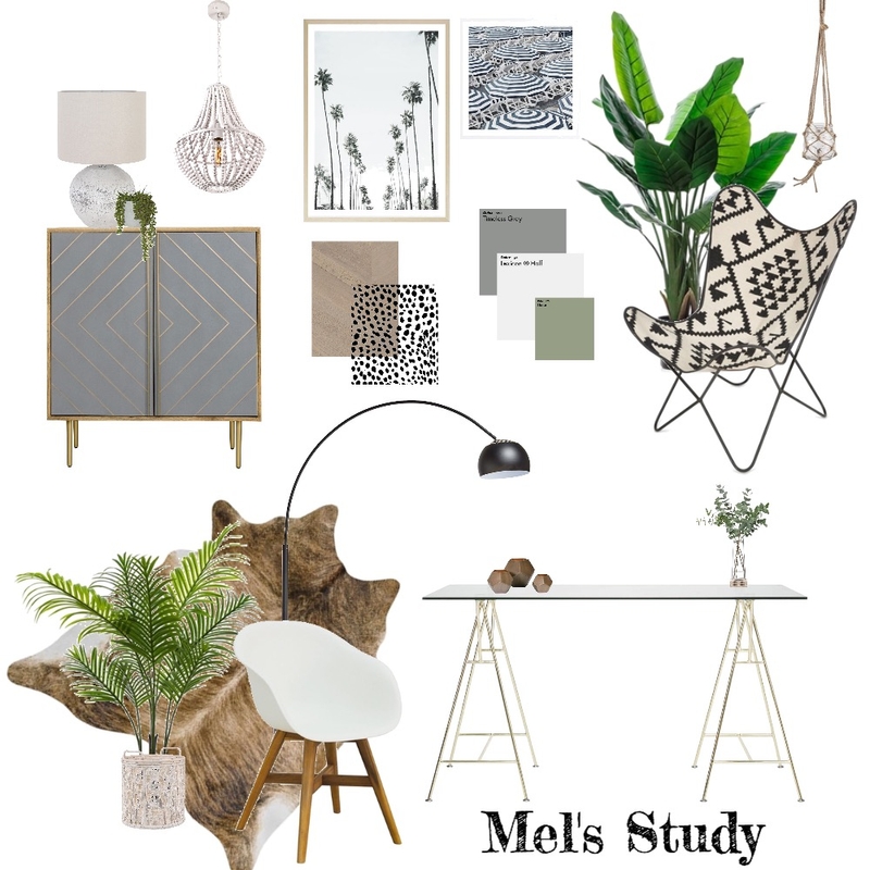 Mels Study Mood Board by Haus & Hub Interiors on Style Sourcebook
