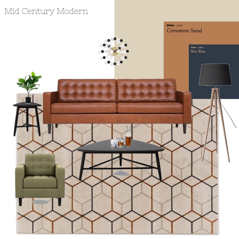 Mid Century Modern Mood Board by PaigeMulcahy16 on Style Sourcebook