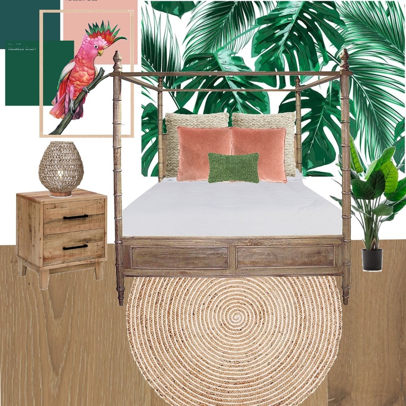 Tropical Bedroom Mood Board by LaureenH2898 on Style Sourcebook