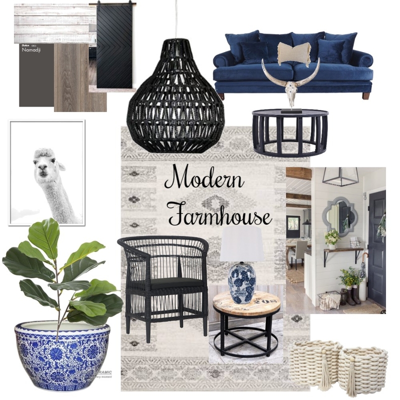 Modern farmhouse Mood Board by Designsbybec on Style Sourcebook