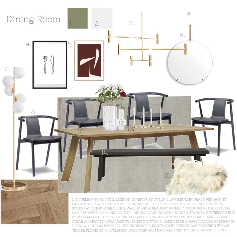 Dining Room Mood Board by VickyW on Style Sourcebook