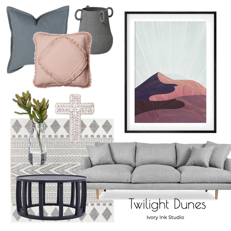 Twilight Dunes Mood Board by IvoryInkStudio on Style Sourcebook