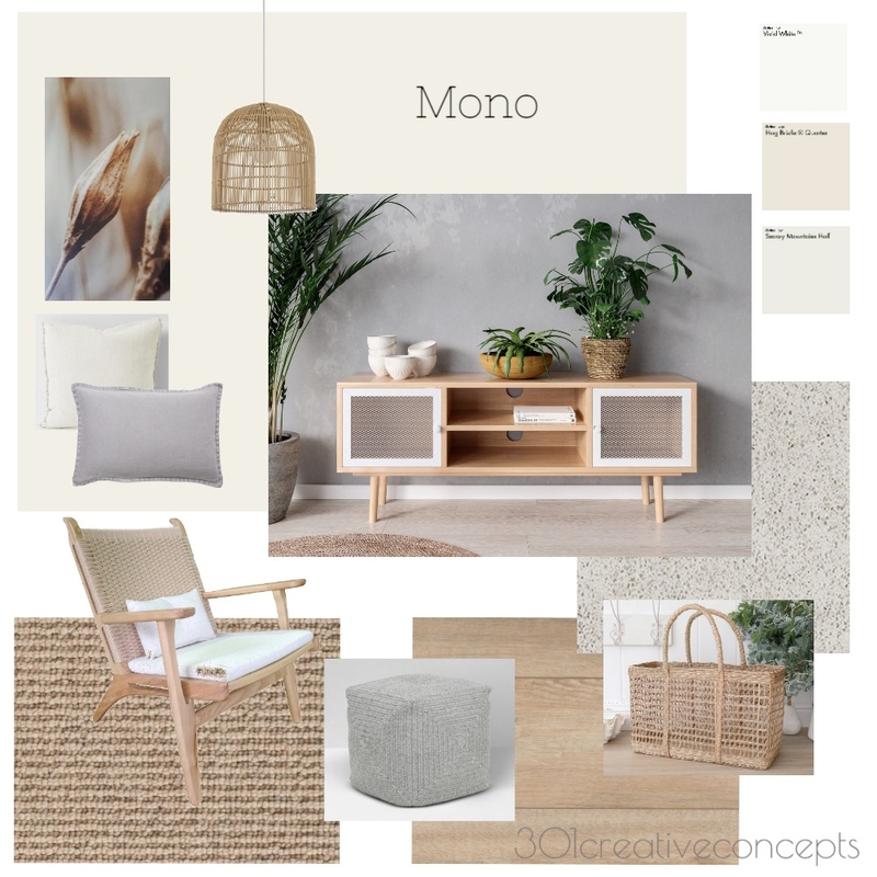 Monochrome reading nook Mood Board by Lenny on Style Sourcebook