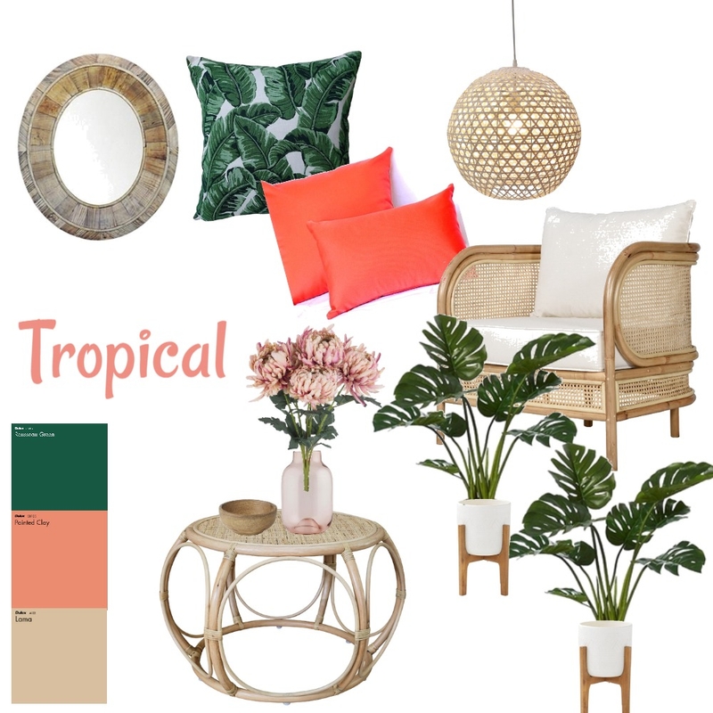 Tropical Mood Board by AnjaDesign on Style Sourcebook