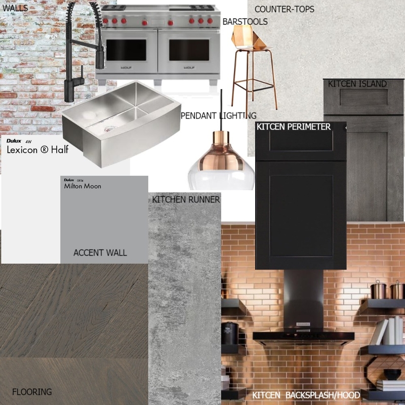 INDUSTRIAL KITCHEN Mood Board by Jessika Rae on Style Sourcebook