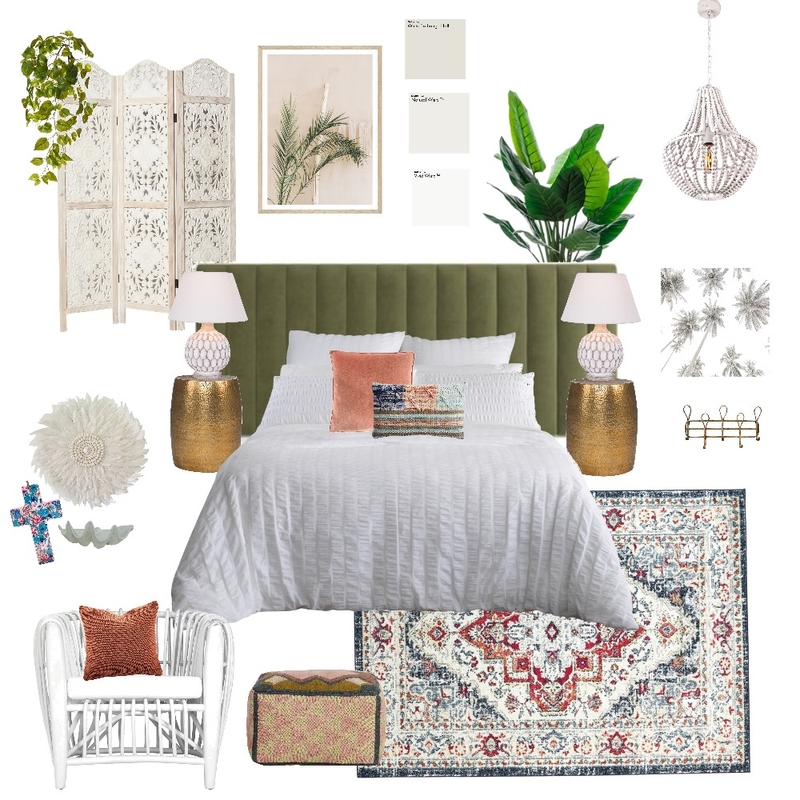 Boho Master Bedroom Mood Board by Haus & Hub Interiors on Style Sourcebook