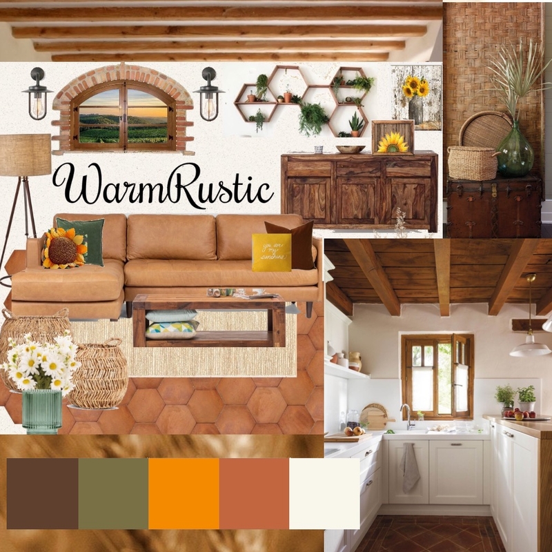 Warm rustic Mood Board by Alicebiasin on Style Sourcebook