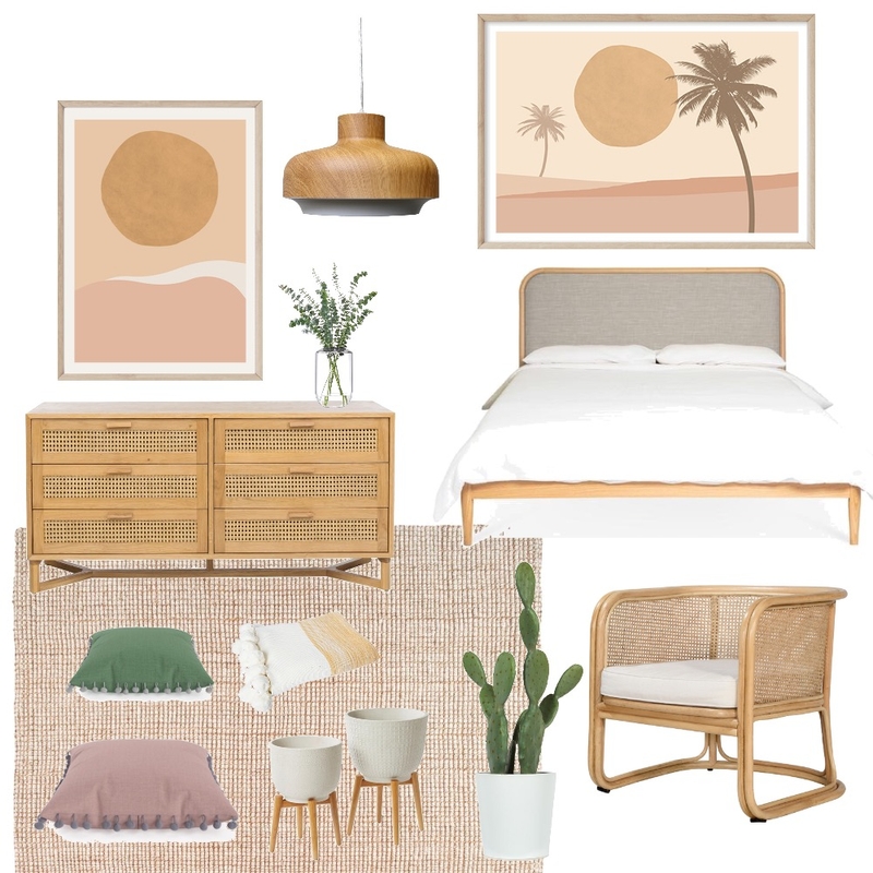 Boho dreams bedroom Mood Board by Natalia Palmer Interiors on Style Sourcebook