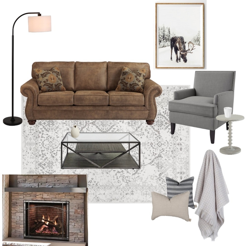 Alpine Lodge Living Mood Board by Connected Interiors on Style Sourcebook