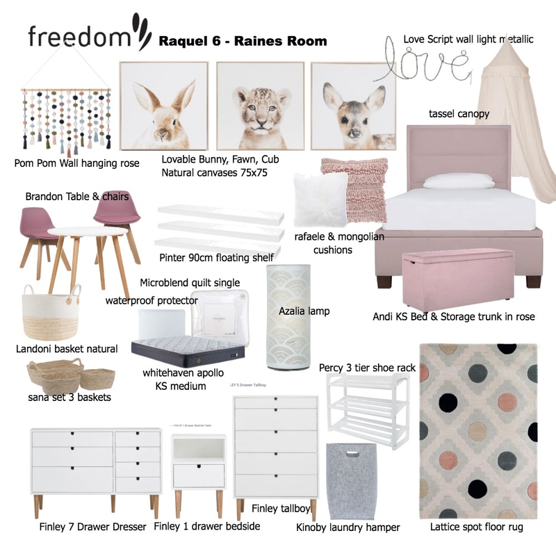 Raquel 6 - Raine's Room Mood Board by fabulous_nest_design on Style Sourcebook