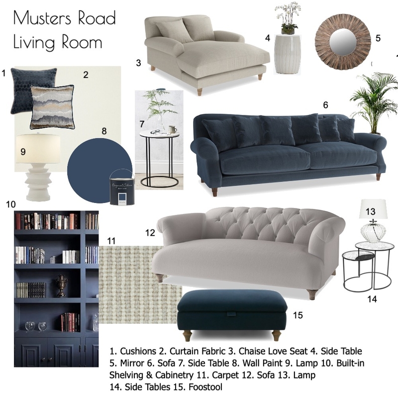 Musters Road Living Room Mood Board by JSelby on Style Sourcebook