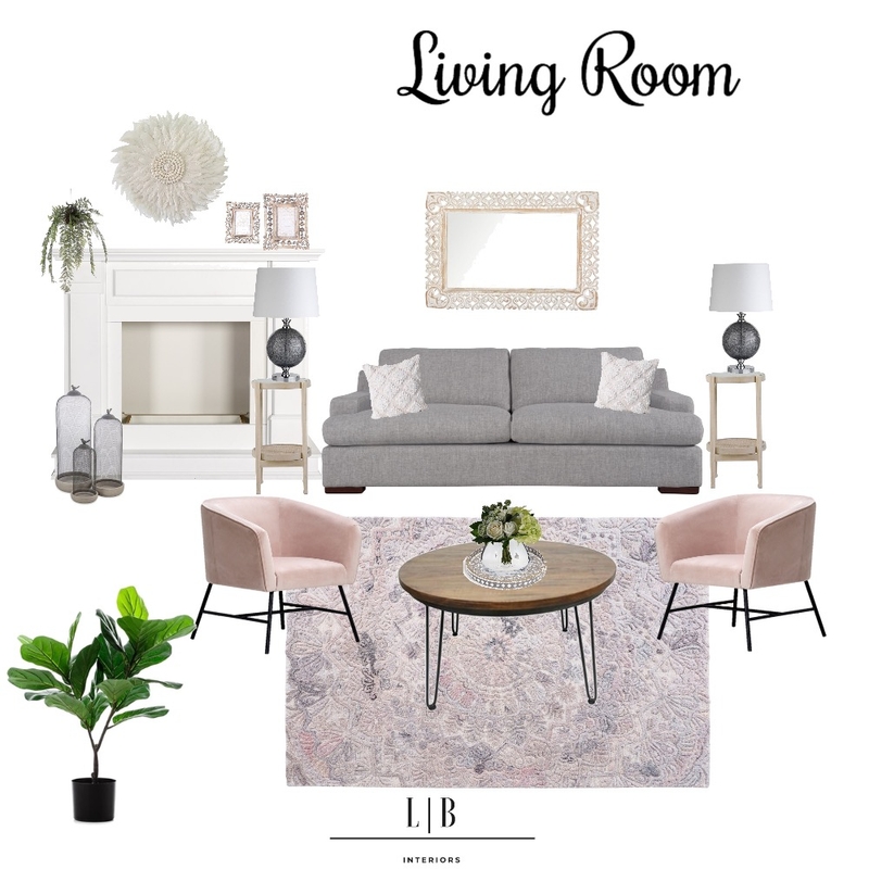 Living room idea Mood Board by LBInteriors on Style Sourcebook