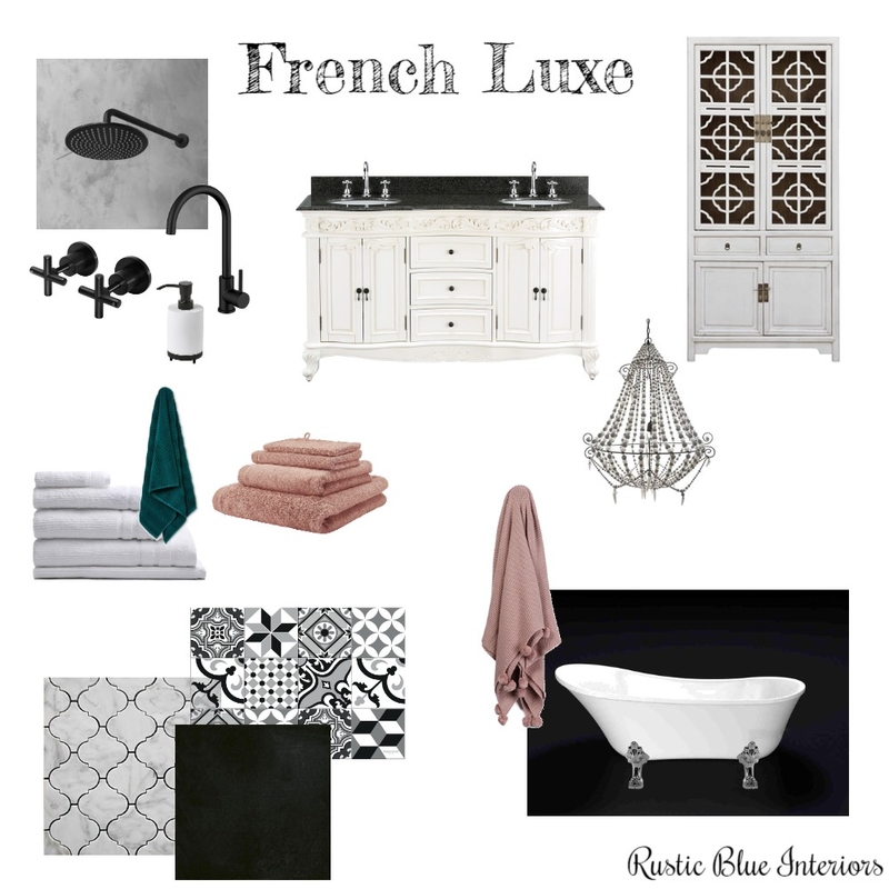 French Luxe Mood Board by Rustic Blue Interiors on Style Sourcebook