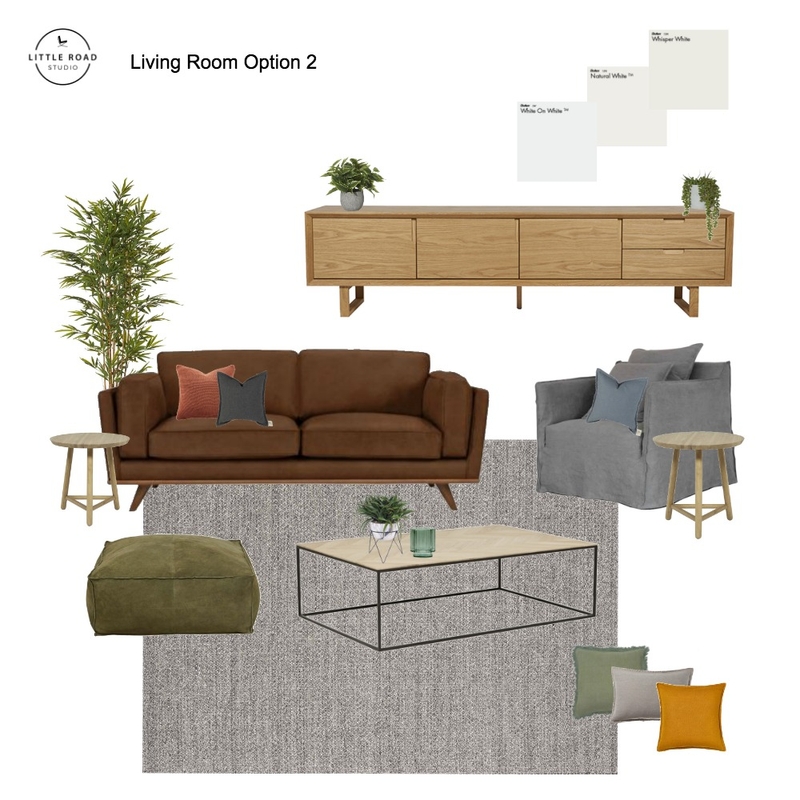 Mt Barker Living Room Option 2 Mood Board by Little Road Studio on Style Sourcebook