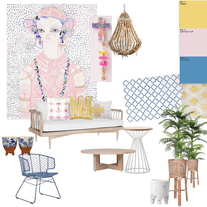 Boho Chic Inspiration Mood Board by House of Halo & Fitz on Style Sourcebook
