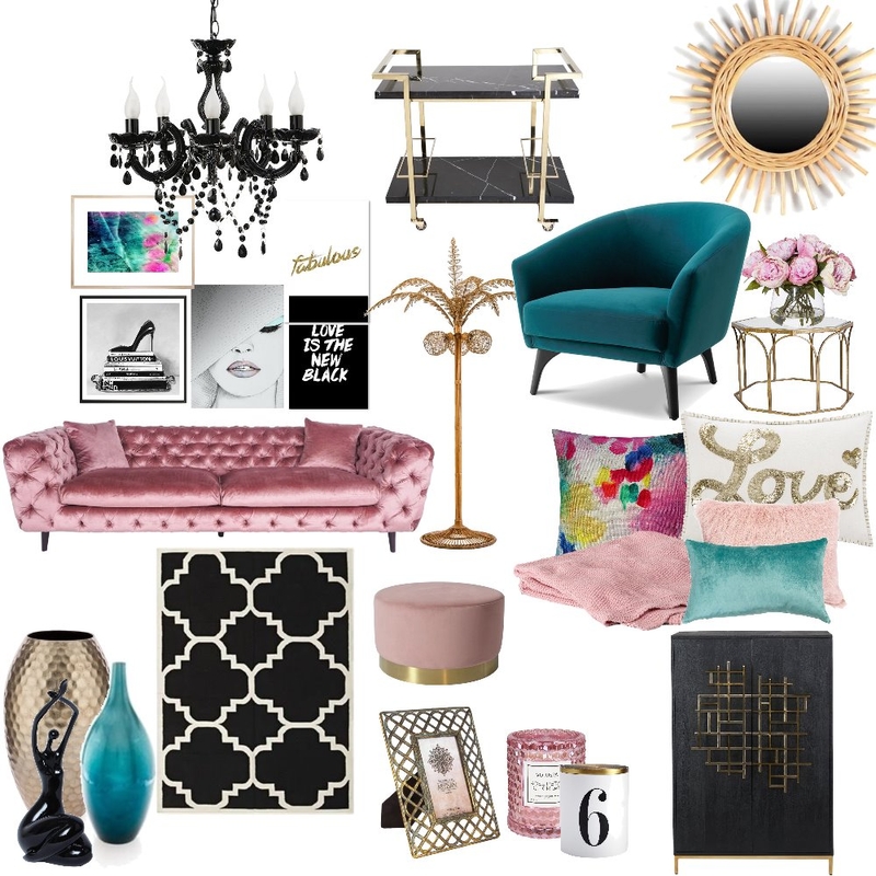 Hollywood Glam Mood Board by LucindaC on Style Sourcebook