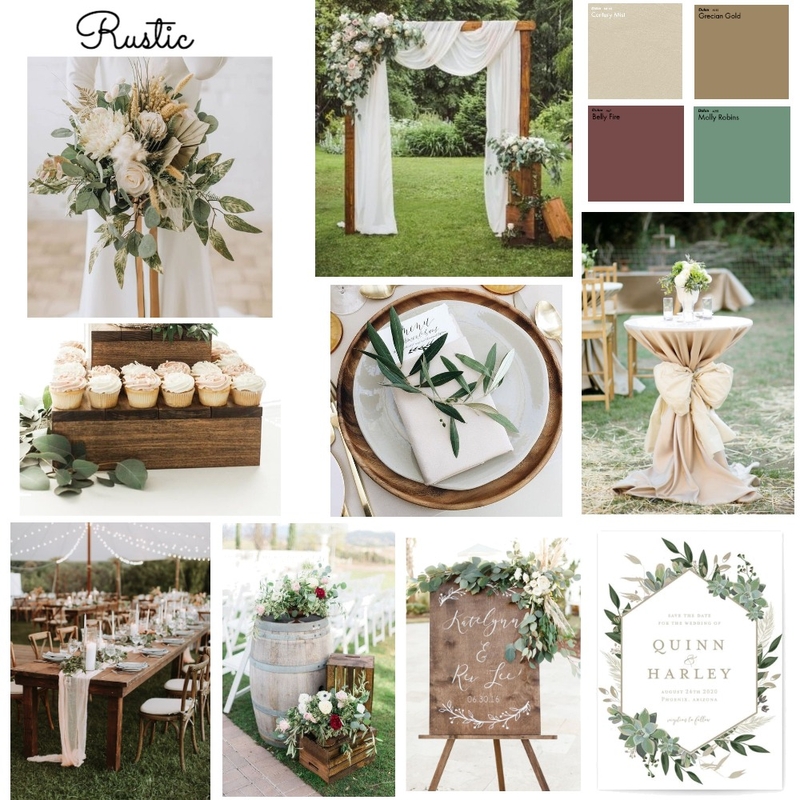 Rustic Wedding Mood Board by Arobison on Style Sourcebook