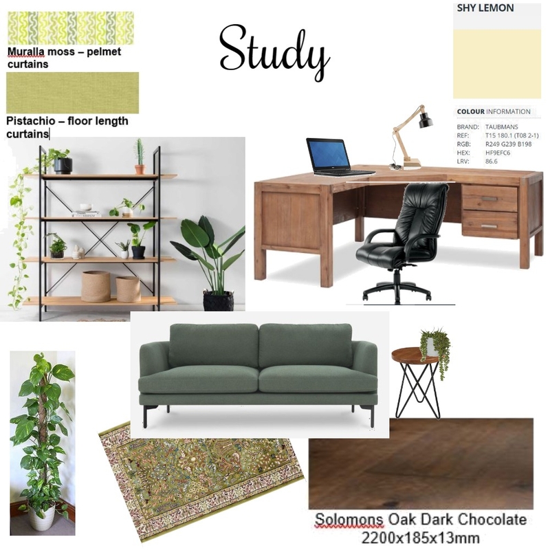 Study Mood Board by KellZam on Style Sourcebook