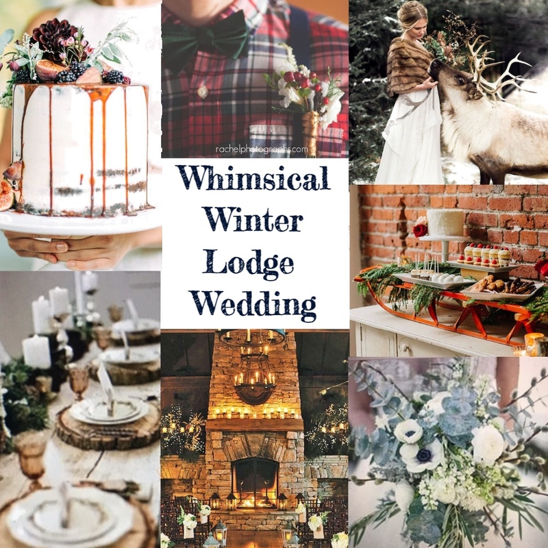 Whimsical Winter Lodge Wedding Mood Board by MaJablonski on Style Sourcebook