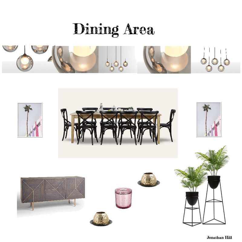 IDI M9: Dining Area Mood Board by Jonathan Hill on Style Sourcebook
