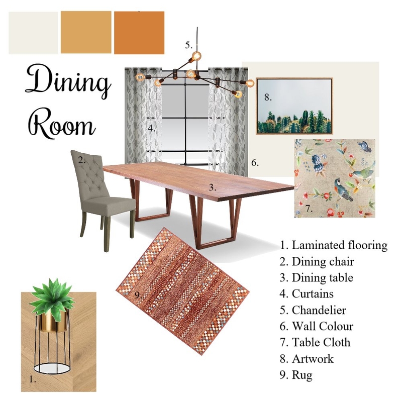 Assignment 9 Dining room Mood Board by Nicolemanley.x on Style Sourcebook