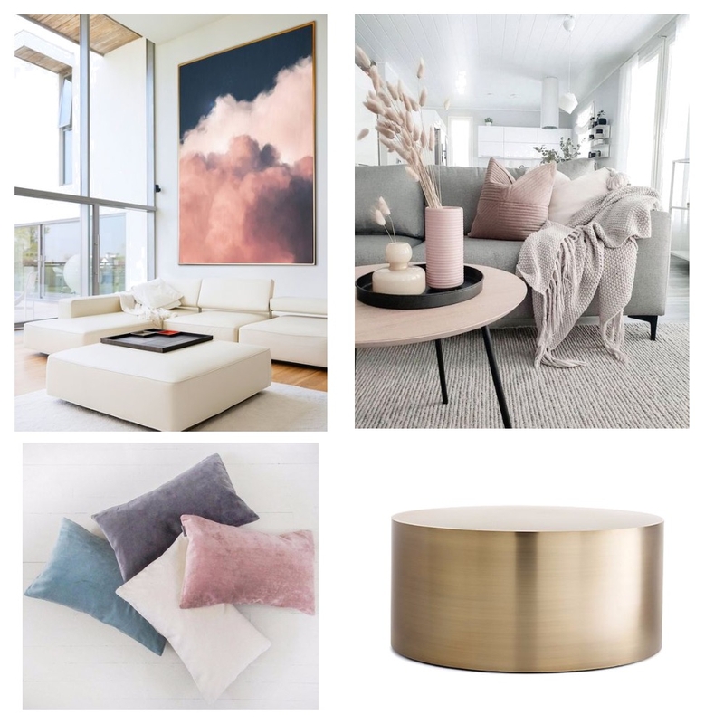 Living room Pink Mood Board by AlexandraJarman on Style Sourcebook