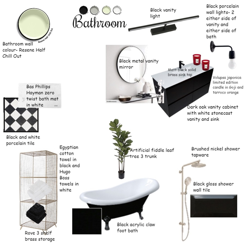 Bathroom moodboard Mood Board by Sophia28 on Style Sourcebook