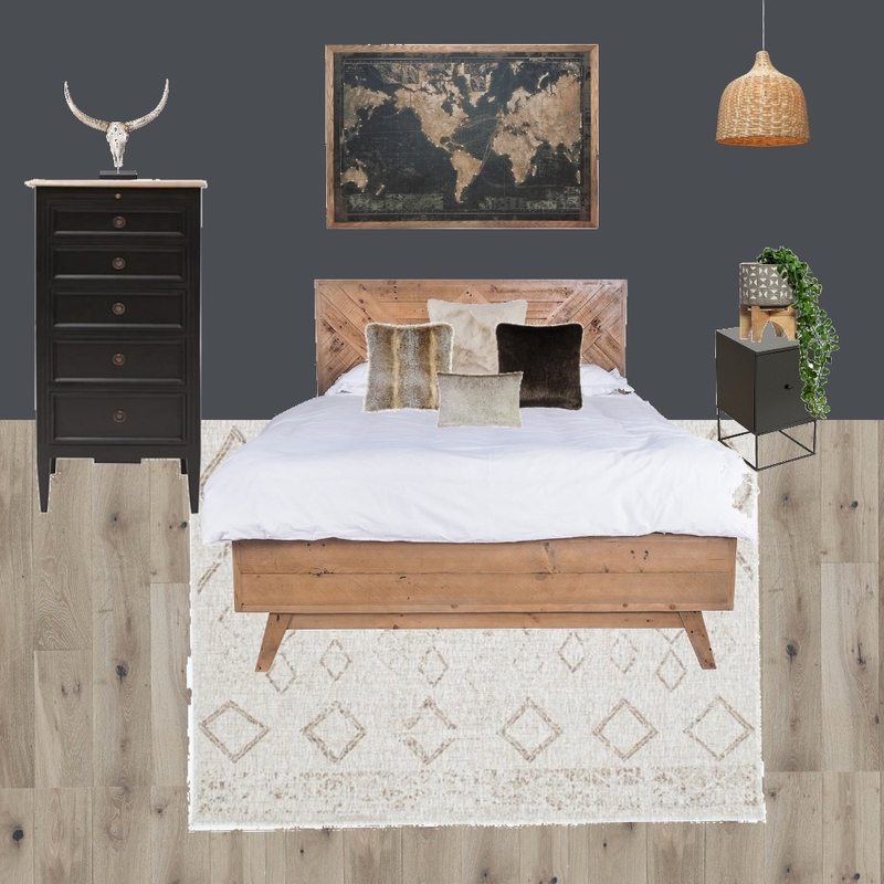 Nick's Bedroom Mood Board by rebeccamandal on Style Sourcebook