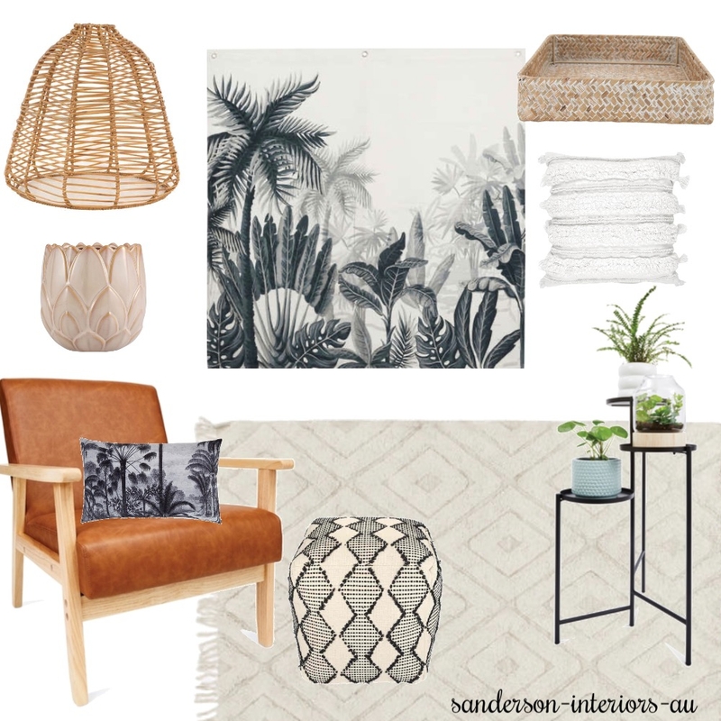 Bohemian Kmart living Mood Board by Sanderson Interiors on Style Sourcebook