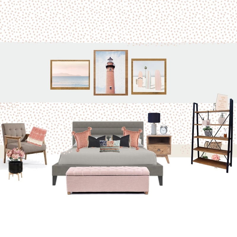 pink bedroom Mood Board by evapestana on Style Sourcebook