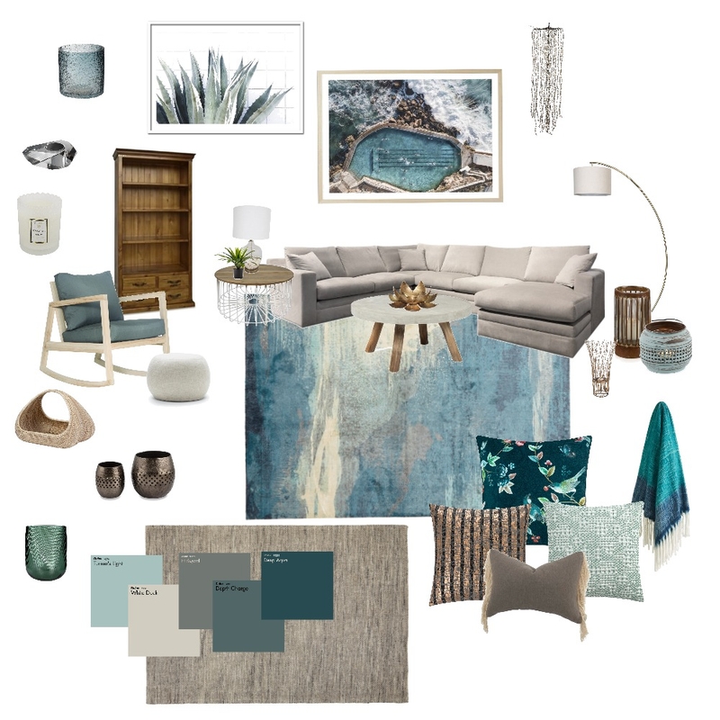 living room Mood Board by ADORN STYLING INTERIORS on Style Sourcebook