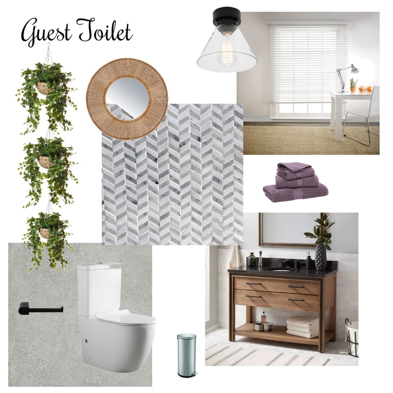 Guest Toilet Mood Board by Lorraine on Style Sourcebook