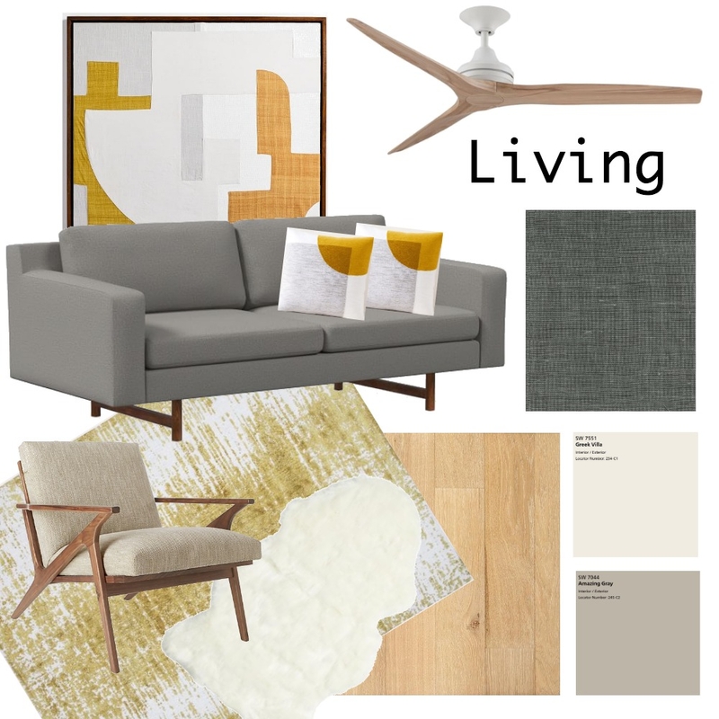 Design House - Living Mood Board by DesignDudes on Style Sourcebook