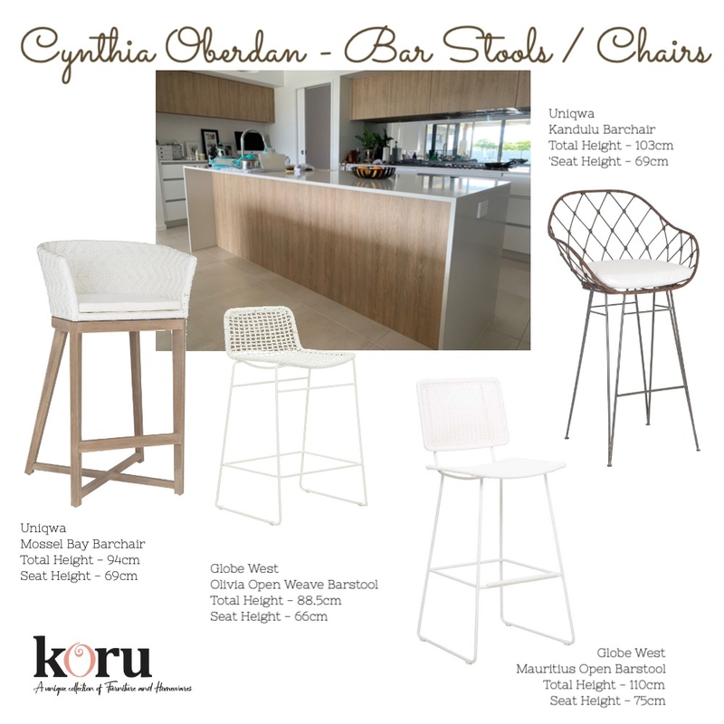 Cynthia Barstools Mood Board by GraceR on Style Sourcebook