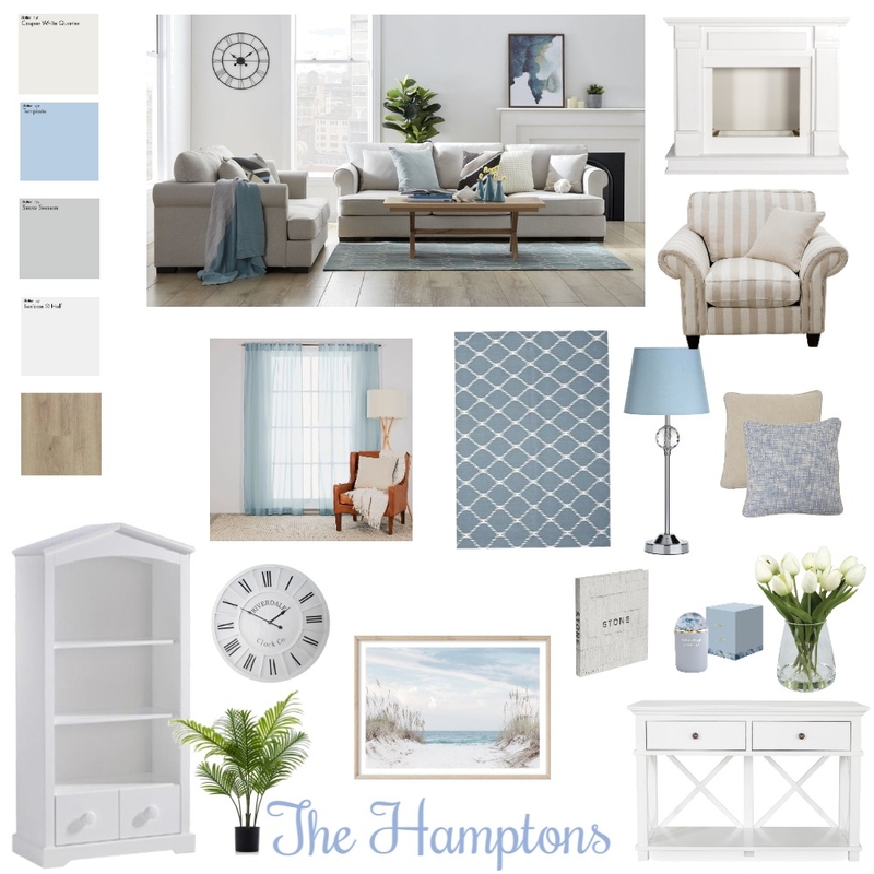 Hamptons Mood Board by RegineEvans on Style Sourcebook