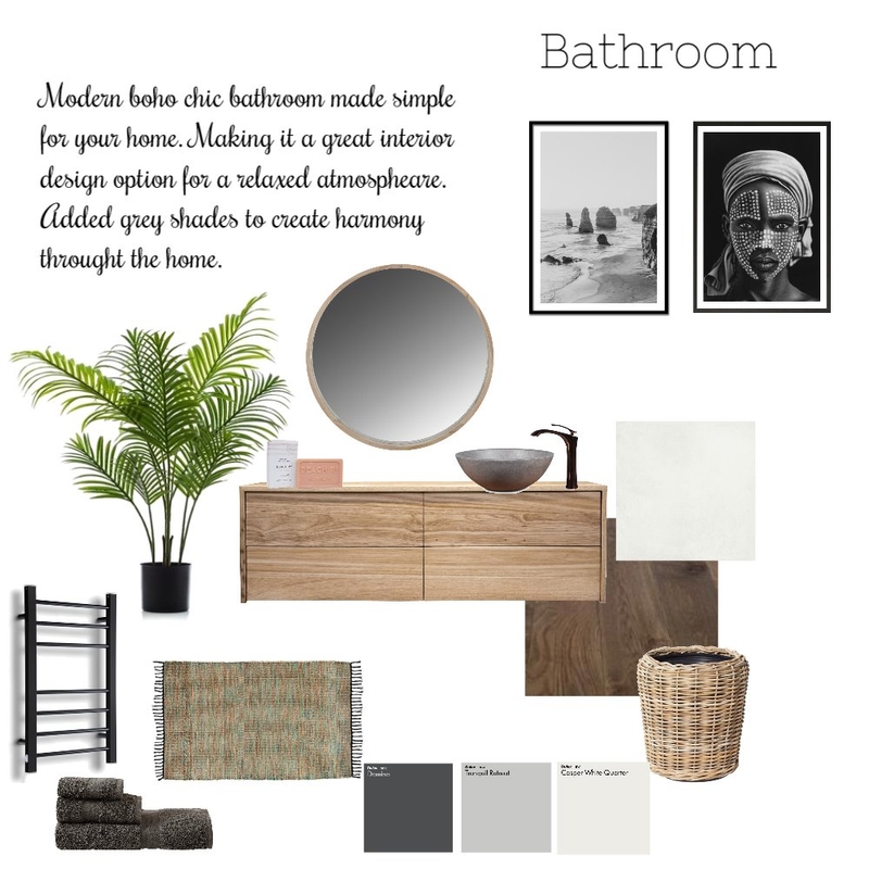 Assignment 9 Bathroom Mood Board by OliviaTordoff96 on Style Sourcebook