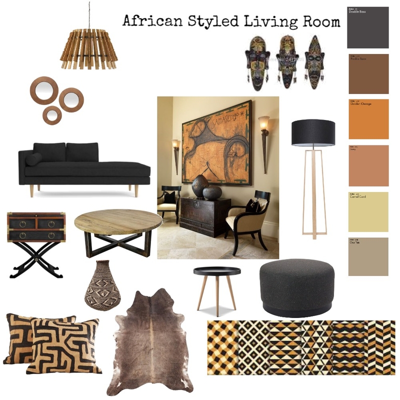 Afrocentric Mood Board Mood Board by Udy on Style Sourcebook