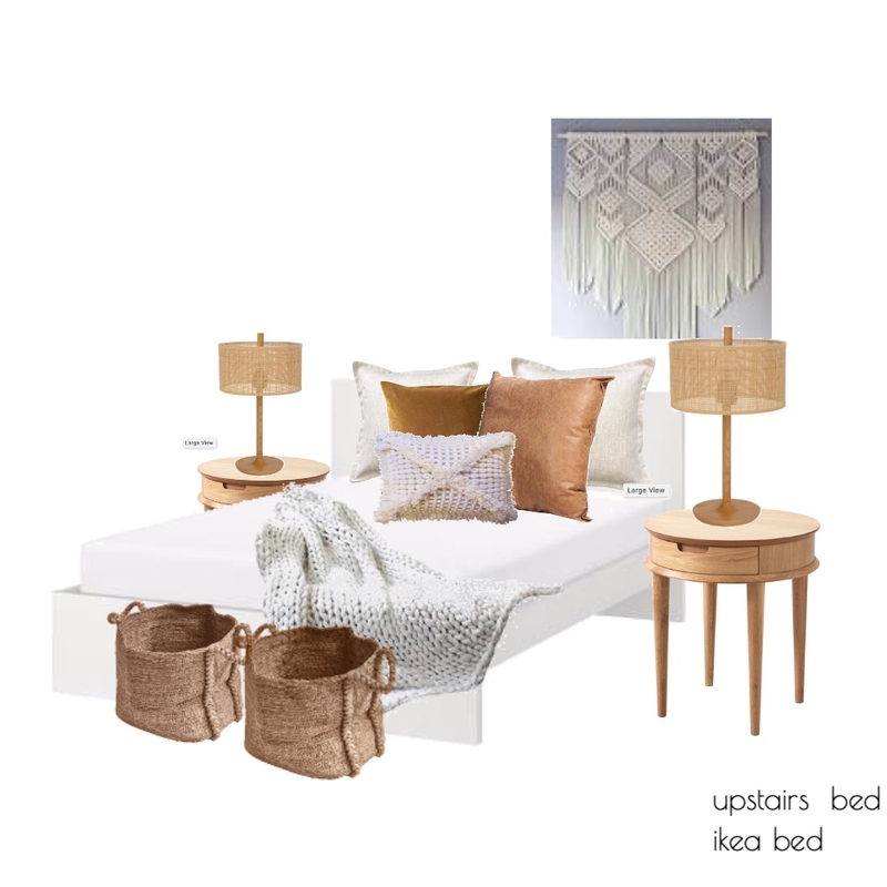 upstairs using ikea  bed - J &amp; K Mood Board by melw on Style Sourcebook